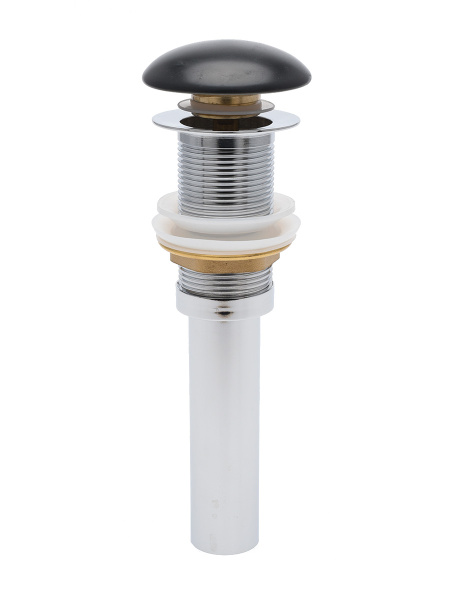 Донный клапан для раковины без перелива AQUAme AQM7002-0MB черный матовый фото