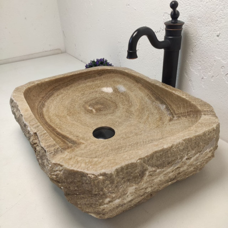 Накладная раковина из оникса Erozy Sunset EO-01225 (55*43*15) фото