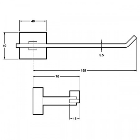 Держатель для туалетной бумаги Jacob Delafon Mecanique E77870-CP фото