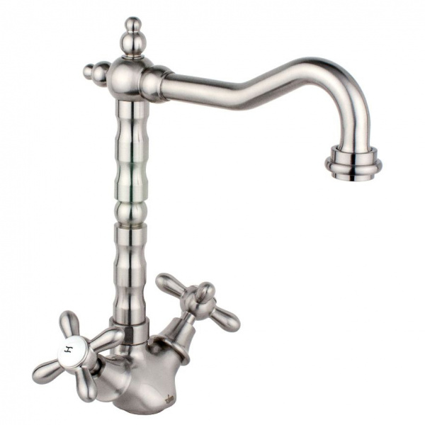 Смеситель для кухни Timo Ritz 0143F серебро фото