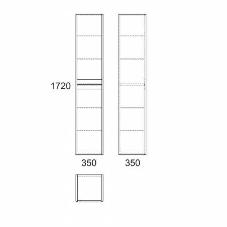 Шкаф-пенал OWL 1975 Malaren OW03.09.05 фото