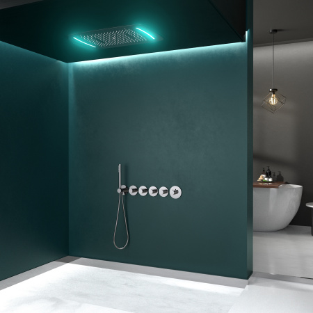 Душевая система встроенная с термостатом Timo Saona SX-2319/00SM Хром фото