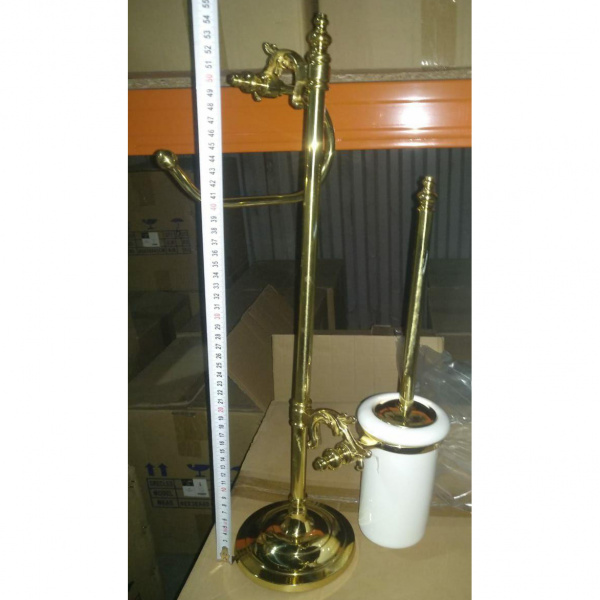 Стойка напольная для унитаза и биде Art&Max Barocco AM-1948-Do-Ant античное золото фото