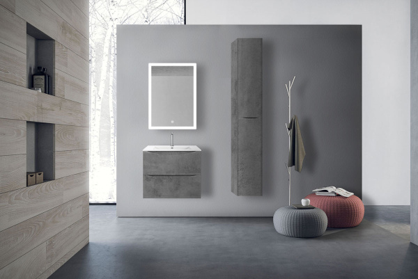 Тумба под раковину Vincea Mia 60 VMC-2MC600BT Beton фото