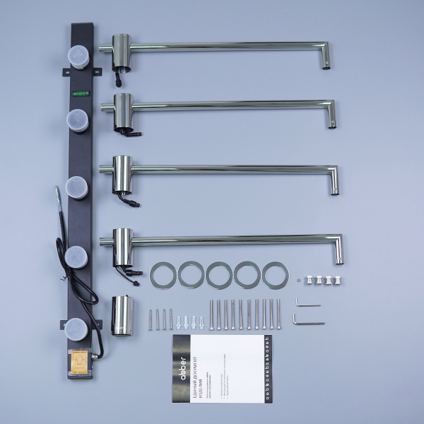 Электрический полотенцесушитель Abber Charme AH4004 хром фото