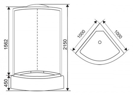 Душевая кабина Arcus AS-105-10 100x100 фото