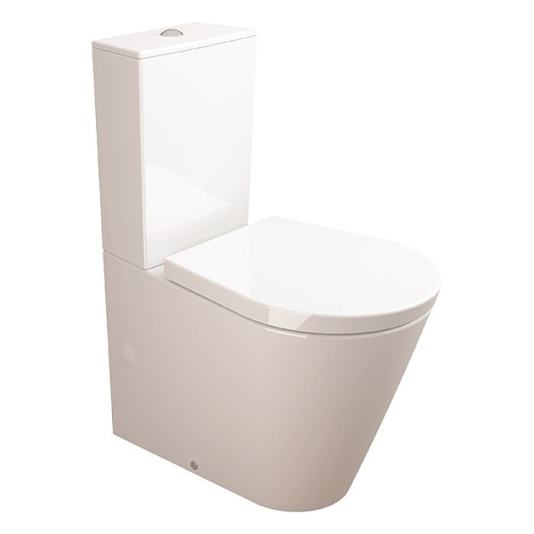 Комплект унитаза компакт с гигиеническим душем Sanitana Glam NC111661aosta с бачком и сиденьем Микролифт фото