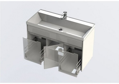 Тумба с раковиной Aquanet Латина 100 00212837 фото