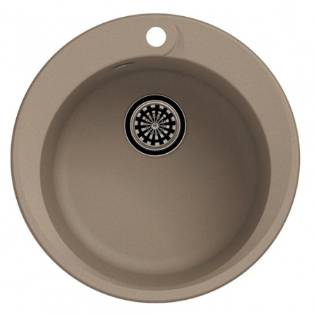 Мойка кухонная Ewigstein Rund R- 45 темно-бежевый фото
