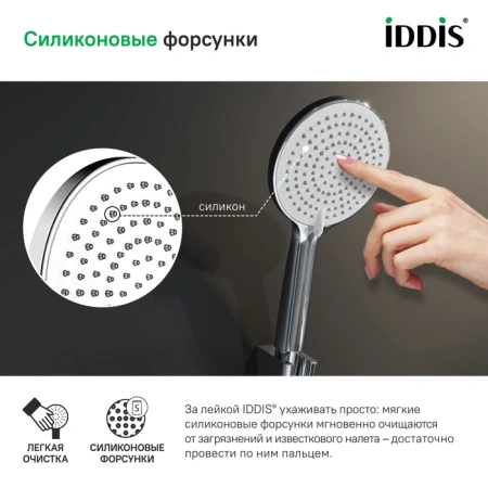 Лейка для душа Iddis Optima Home OPH3F0Ci18 хром фото