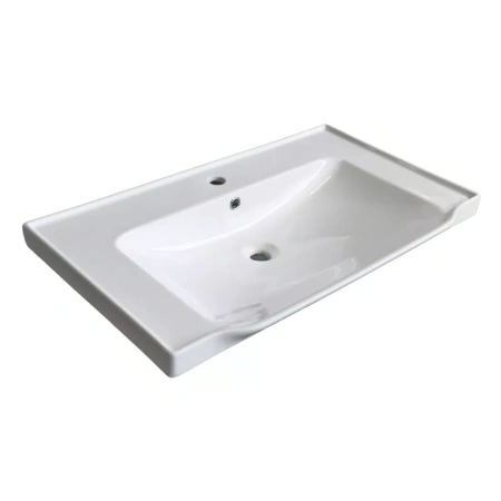 Тумба с раковиной Comforty Сидней-80 00-00022859CF серый шелк фото