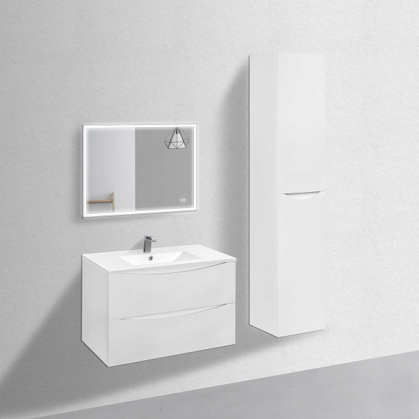 Тумба под раковину Vincea Mia VMC-2MC900GW G.White 90 см фото