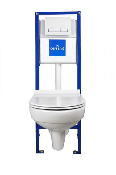 Комплект подвесной унитаз с инсталляцией Cersanit City S-SET-CITYC/LPRO/S-DL/WG-w фото