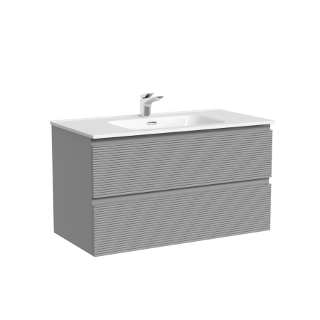 Тумба под раковину Sancos Folk FL90ES Ergraut soft фото