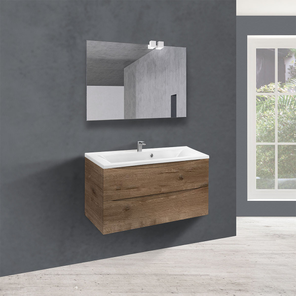 Тумба под раковину Vincea Mia 90 VMC-2MA900VO V.Oak фото