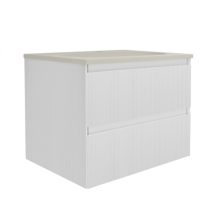 Тумба под раковину Vincea Welle 60 VMC-2WL600MW M.White Soft-touch фото