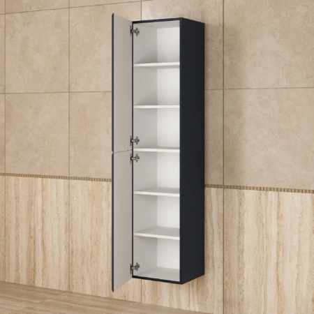 Шкаф-пенал Uperwood Foster PFosterNEWb черный фото