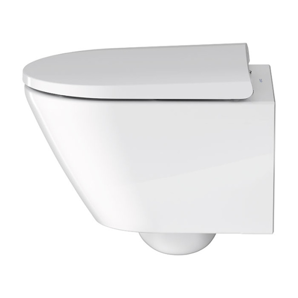 Подвесной унитаз безободковый Duravit D-Neo 45880900A1 с сиденьем фото