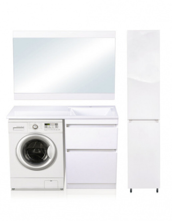 Тумба под раковину Style Line Даллас 120 Люкс Plus белая фото