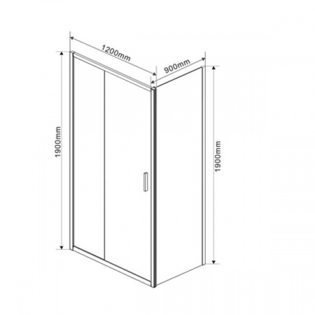 Душевой уголок Vincea Garda VSR-1G9012CL фото