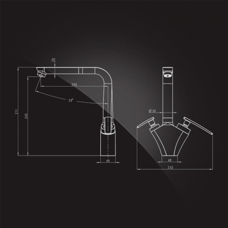 Смеситель для кухни кухни с фильтром для воды Elghansa Kitche Pure Water 56A5981 фото