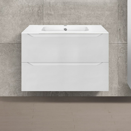 Тумба под раковину Vincea Norma VMC-2N800GW 80 см белая фото