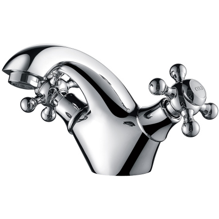 Смеситель для раковины двухвентильный Kaiser Grace 52011 хром фото