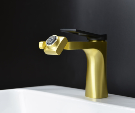 Смеситель для раковины/биде Bronze de Luxe Element EL02XGB матовое золото фото