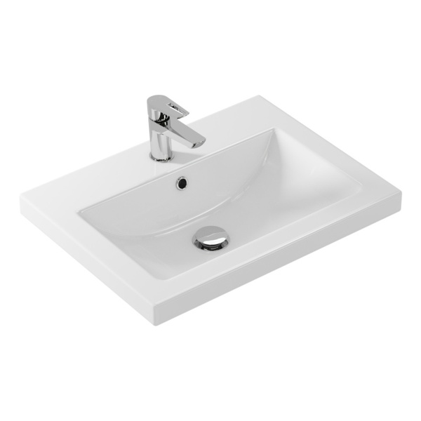 Тумба с раковиной Comforty Лима 60Н2 00-00019209 антрацит фото