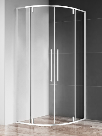 Душевой уголок AQUAme AQM7101-8 80x80 хром фото