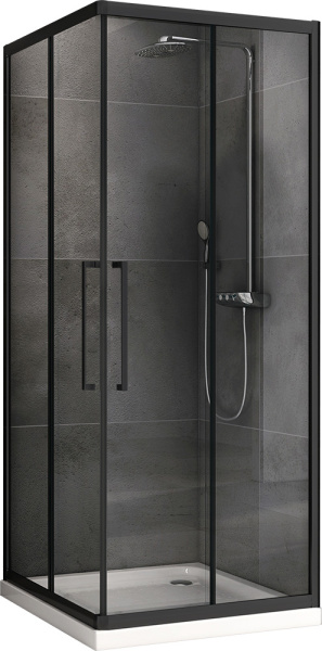 Душевой уголок ABBER Schwarzer Diamant AG02080BH 80x80 фото