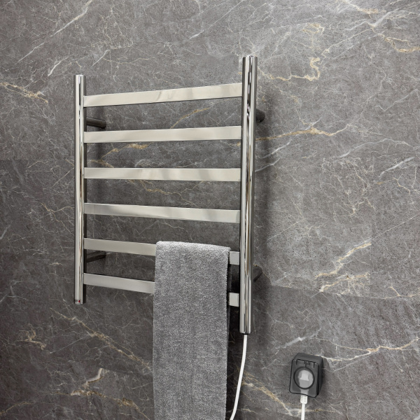 Полотенцесушитель электрический Fixsen TECHNO FX-7300 хром фото