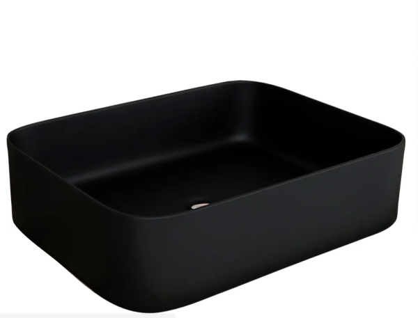 Накладная раковина Esbano Astanes ESRNASTAMB 50x39 черная матовая фото