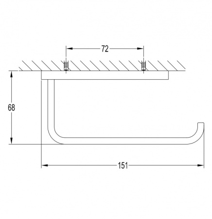 Держатель для туалетной бумаги Omnires Darling DA70510NI никель фото