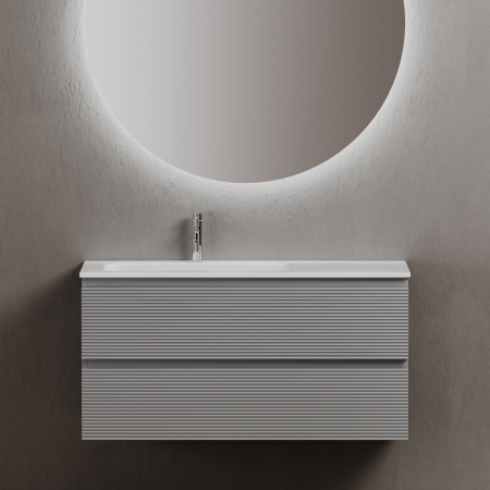 Тумба под раковину Sancos Folk FL100LES Ergraut soft фото