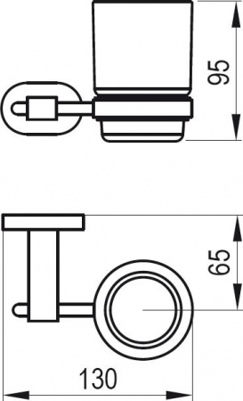 Стакан для зубных щеток Ravak Chrome CR 210.00 X07P188 фото