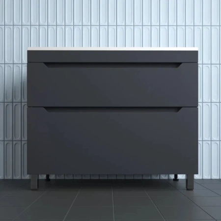 Тумба напольная Style Line Остин 100 ЛС-00002400 графит фото