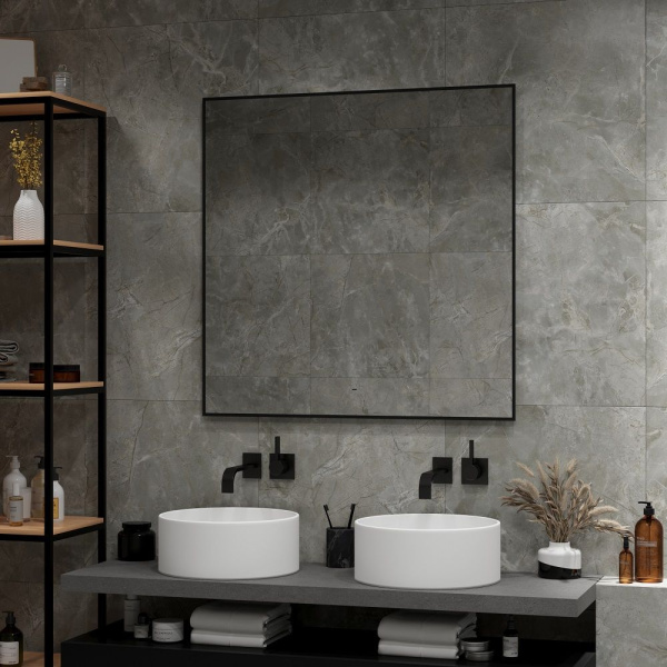 Зеркало с подсветкой Art&Max Sorrento AM-Sor-1000-1000-DS-F 100x100 фото