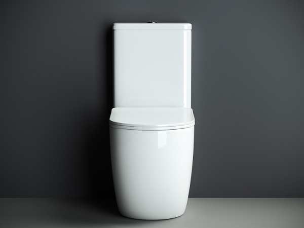 Унитаз компакт безободковый Ceramica Nova Mia Rimless CN1801-B с сиденьем с микролифтом фото