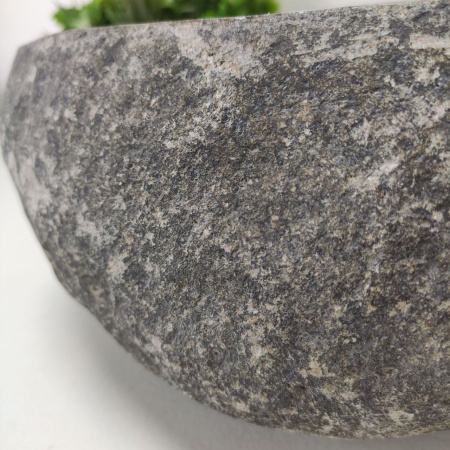 Накладная раковина из речного камня RS01446 (39*35*14) фото