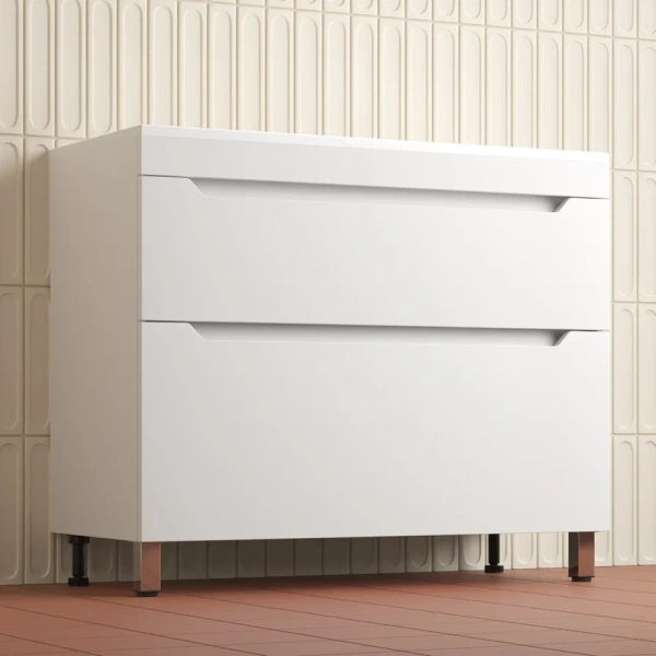 Тумба напольная Style Line Остин 100 ЛС-00002399 белая фото