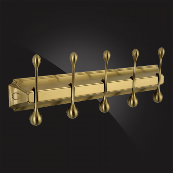 Планка с пятью крючками Elghansa Hermitage HRM-950-Bronze фото