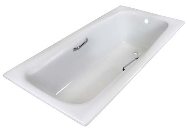 Чугунная ванна с ручками Kaiser КВ-1502 180x80 фото