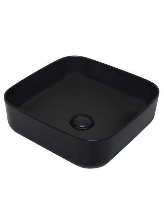 Раковина накладная AQUAme AQM5011 390x390x130 черный матовый фото