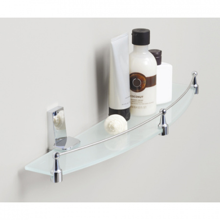 Полка стеклянная с бортиком WasserKRAFT Lopau K-6044 фото