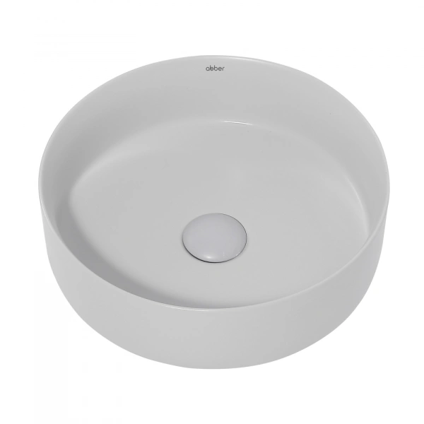 Накладная раковина Abber Bequem AC2108MLG 36x36 светло-серая матовая фото