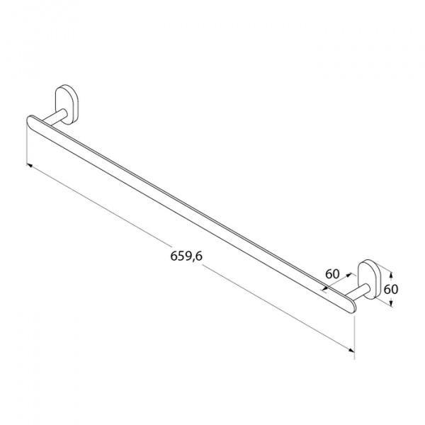 Полотенцедержатель Iddis Mirro Plus MRPSB10i49 фото