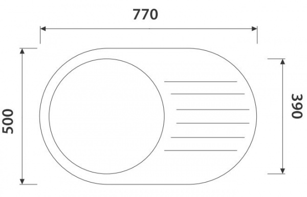 Мойка кухонная Kaiser KGM-7750-S песочный фото