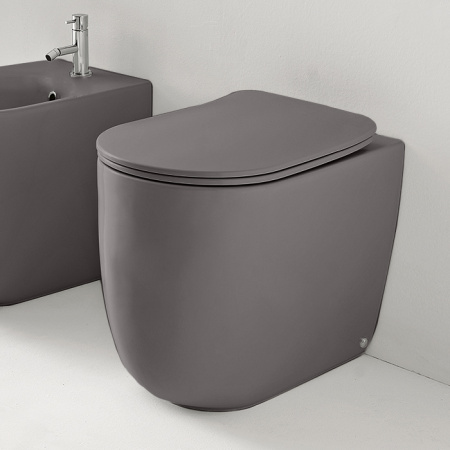 Унитаз приставной Kerasan Nolita 531889 Ferro matt фото