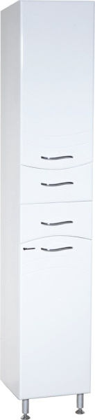 Шкаф-пенал Bellezza Мари-35 белый фото